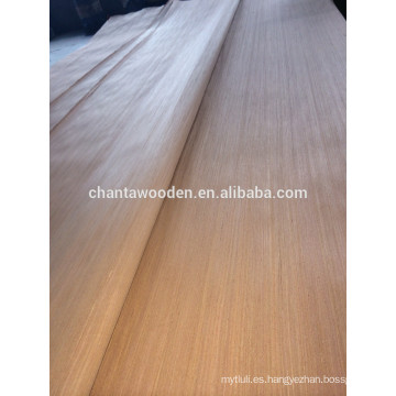 Linyi precio barato 4X8 0.3mm decorativo Chapa de chapa de madera de ingeniería